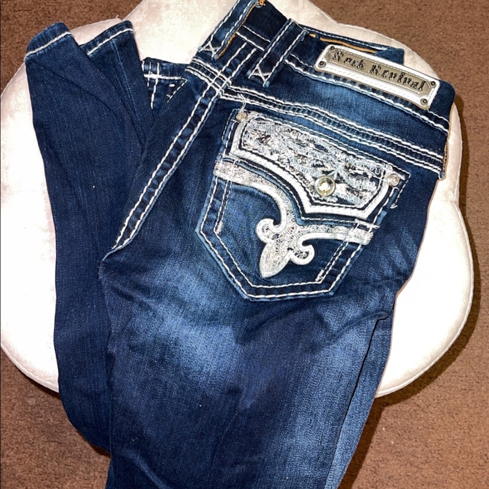 Rock revival skinny jeans